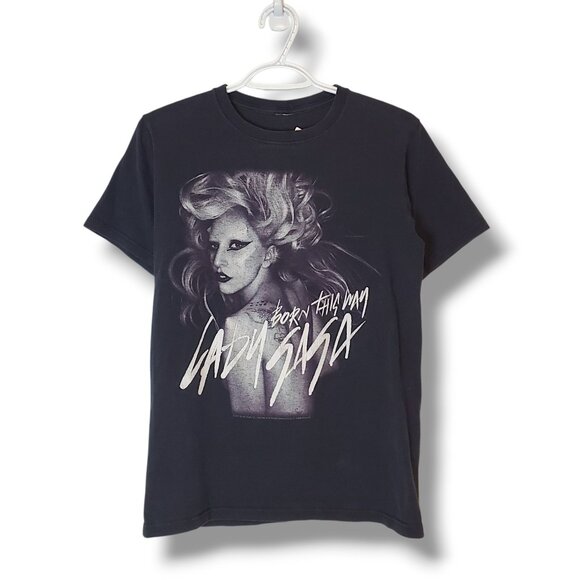 vintage Other - Y2k 2011 Lady Gaga Born This Way Tour Graphic Shirt Black Size S